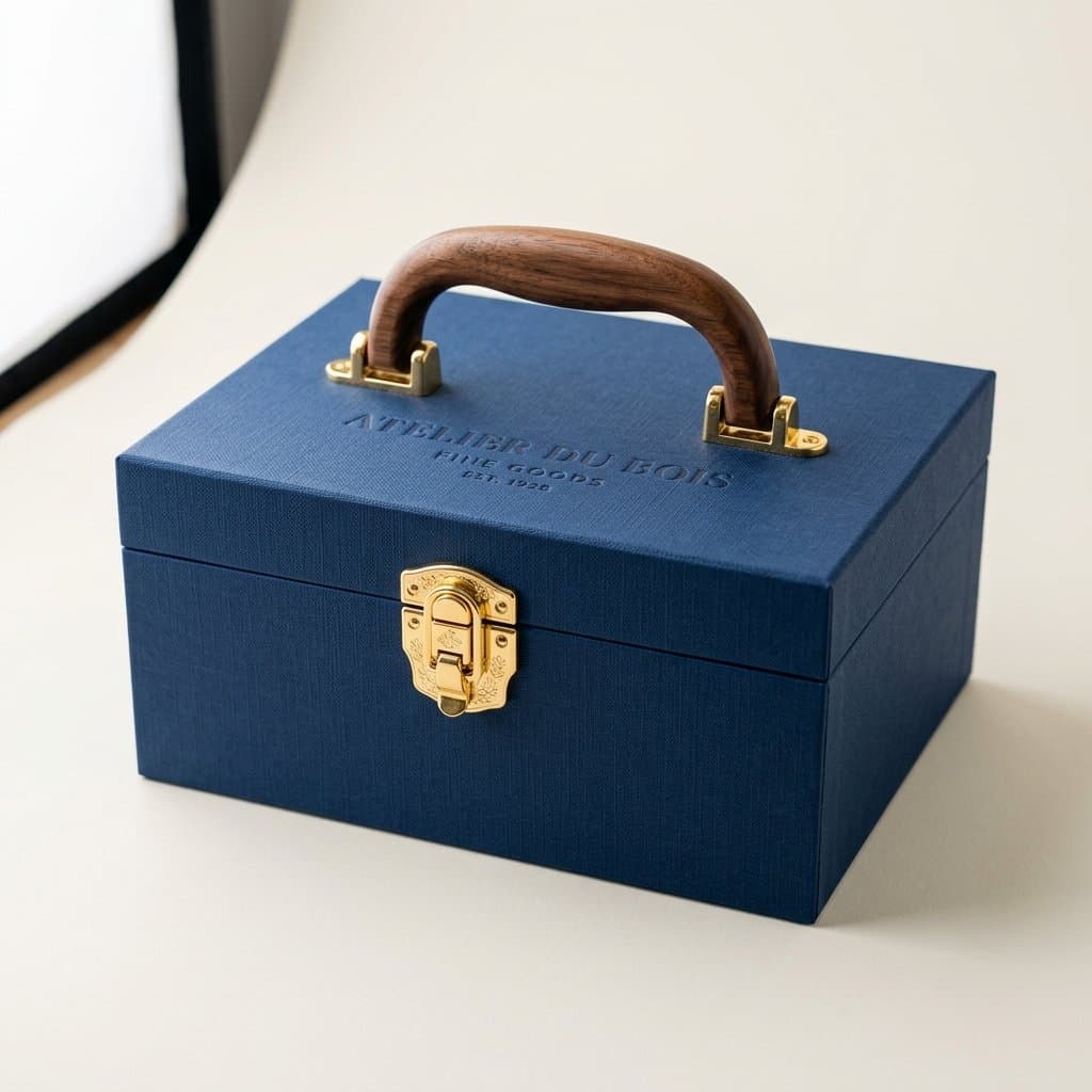 Textured Handle Blue Box